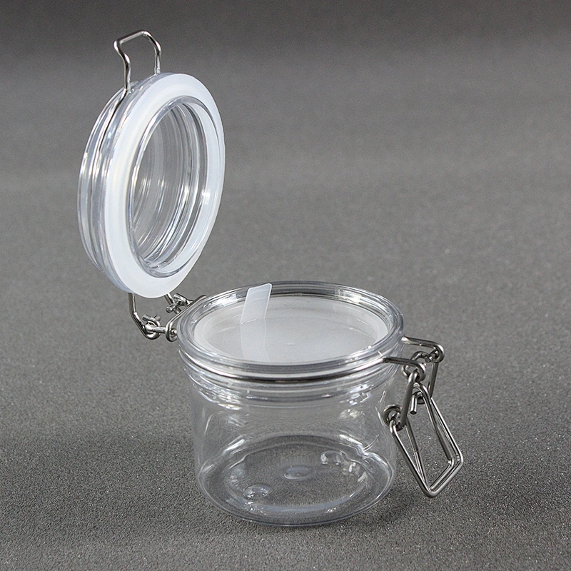Pyramid150ml  13oz airtight wire bail jar for skin care cream