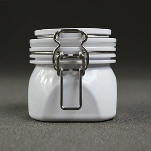 Can food 80ml spot airtight PET square shape cans plastic  jar tea canned food container for honey