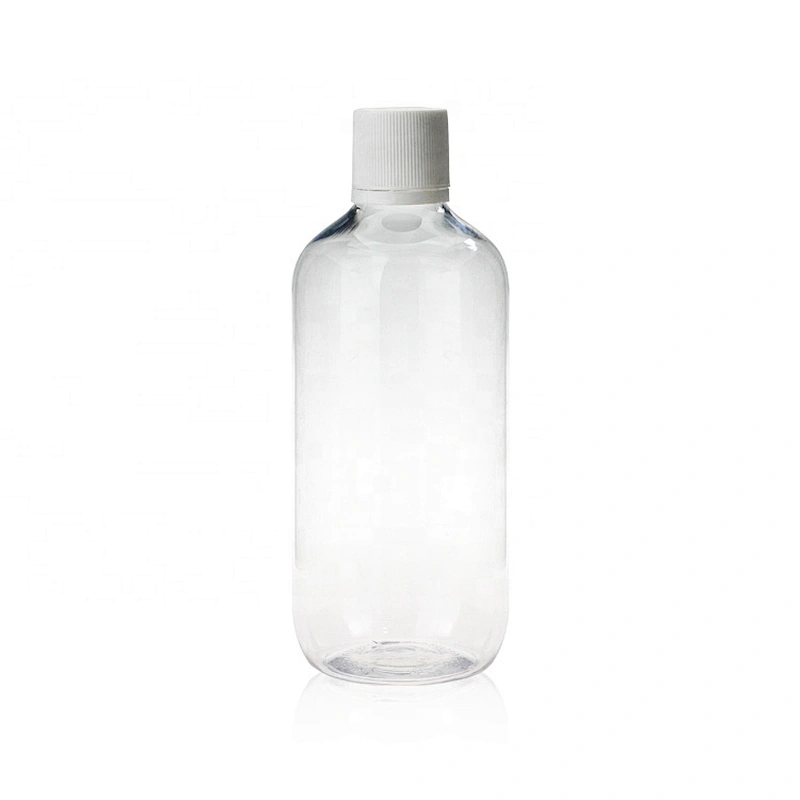 16 OZ / 480ml  good quality transparent empty pet plastic bottle hand sanitizer  pump bottle