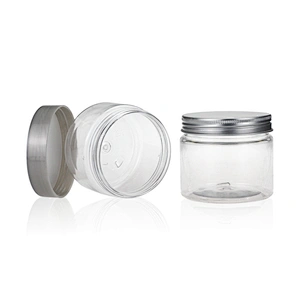 120ml transperate  pet cream and food jar can