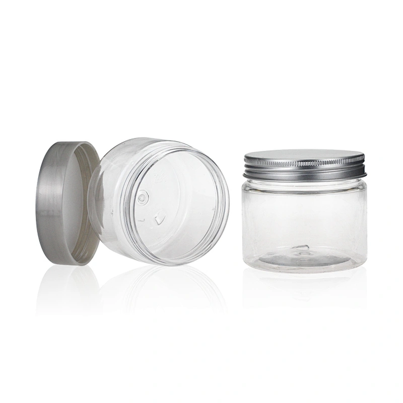 120ml transperate  pet cream and food jar can