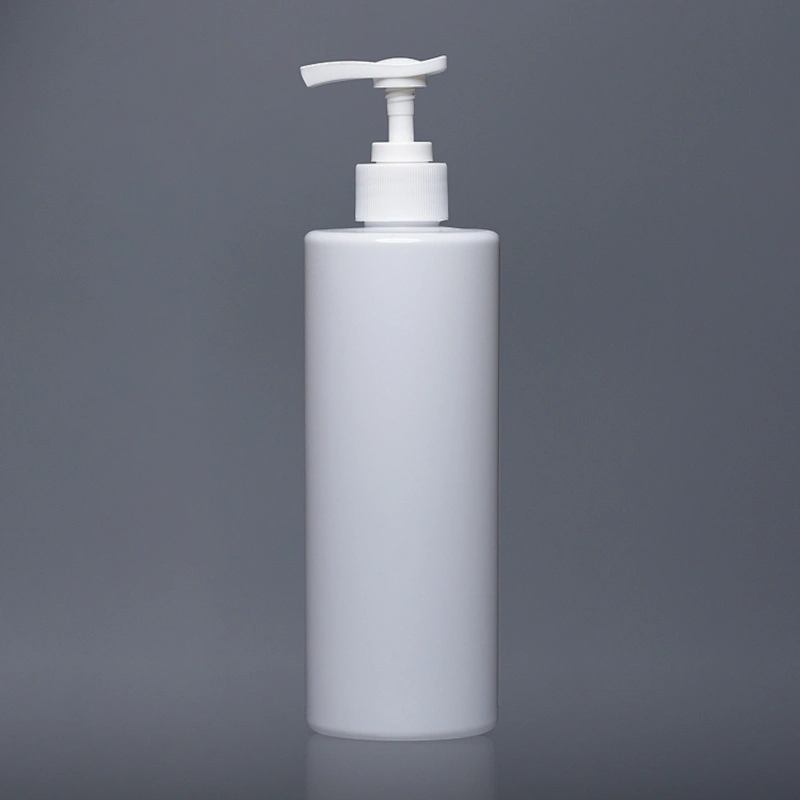 500ml Biodegradable White Empty Plastic PET Lotion Bottle Packing