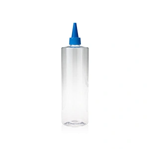 High-quality transparent 500ml Empty Plastic spray bottle  sanitizer bottle with flip top cap
