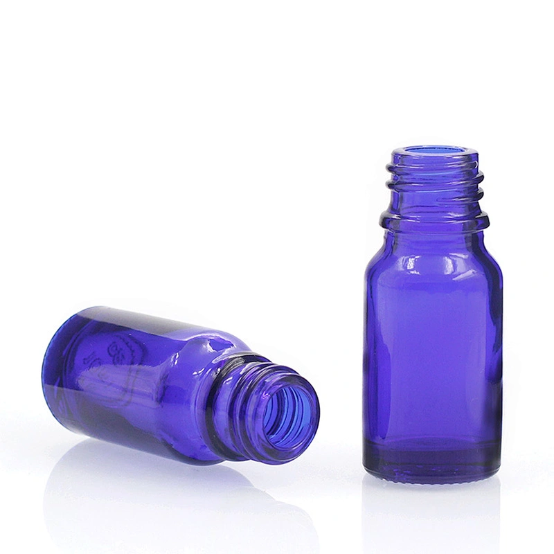 10ml Blue Dropper Bottle Empty Eye Glass Dropper Bottles with Glass Pipette Dropper Small Sample Glass Bottles for Essential oil