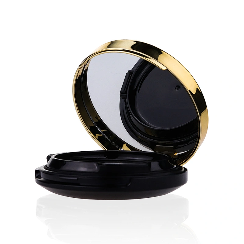 All Hours Cushion Compact Foundation Case Empty Round Pressed Compact Powder Case with Mirror