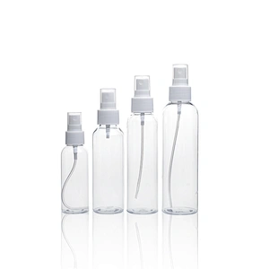 High-quality 100ml Empty Plastic Bottles on Sale Personal Care Sanitizer PET Bottle OEM Customized Clear Plastic Bolltes 50ml