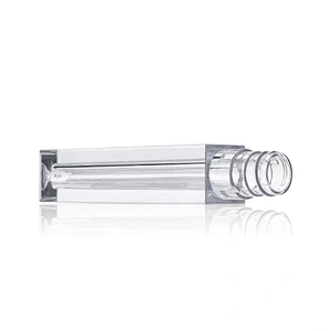 Empty Square AS Lip Gloss Tube Skincare Packaging Cosmetic Container with Wands