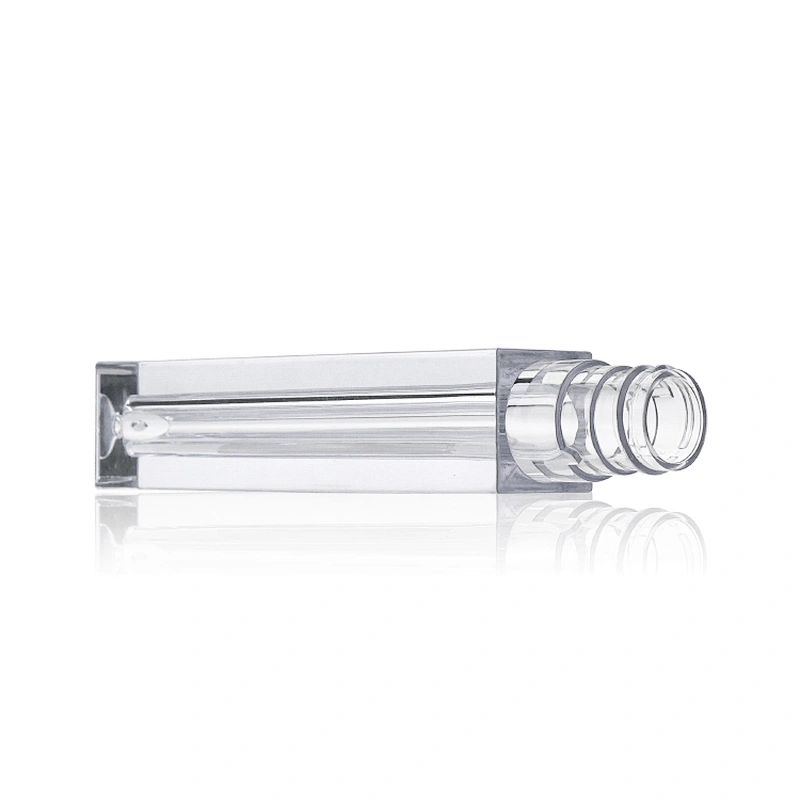 Empty Square AS Lip Gloss Tube Skincare Packaging Cosmetic Container with Wands