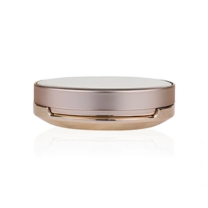 high quality wholesale compact foundation case empty round pressed pink compact powder case with mirror