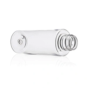 Customized 30ml 50ml 60ml clear plastic PET bottle sanitizer bottles plastic body care lotion bottle container OEM manufactory