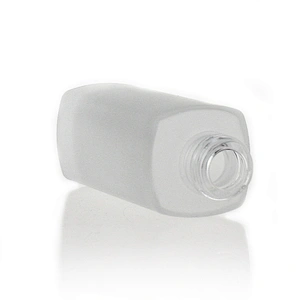 30ml empty  glass serum bottles foundation bottle  black pump with cap for cosmetic packaging