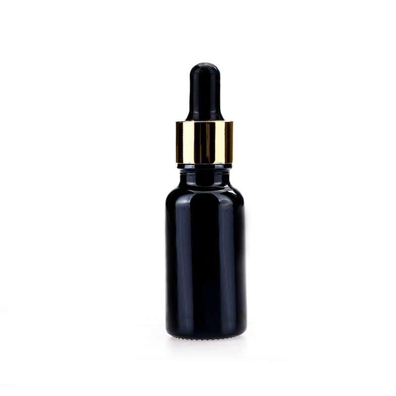 20ml black Glass Essential Oil Bottles Makeup Cosmetic Sample Container Bottle for 20ml Essential Oil Aromatherapy Use