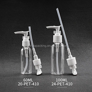 100ml Wholesale Empet Clear pet bottle plastic pump bottle cosmetic pet lotion pump bottle