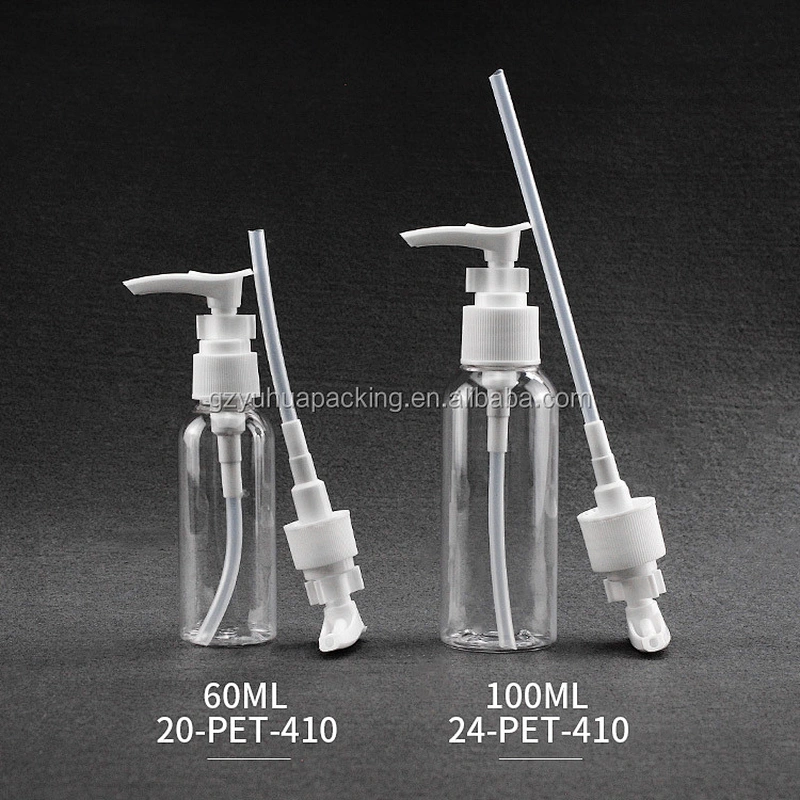 100ml Wholesale Empet Clear pet bottle plastic pump bottle cosmetic pet lotion pump bottle