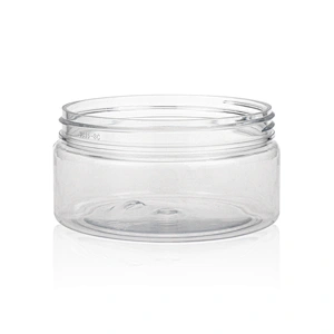 200ml Recycling Plastic Clear  Empty Packaging Jar Containers