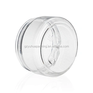250ml Recycling Plastic PET Clear Empty Packaging Jar Containers