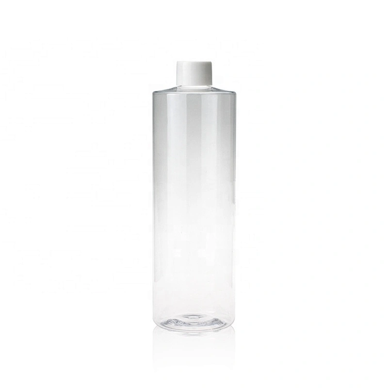 High-quality transparent 500ml Empty Plastic spray bottle  sanitizer bottle with flip top cap