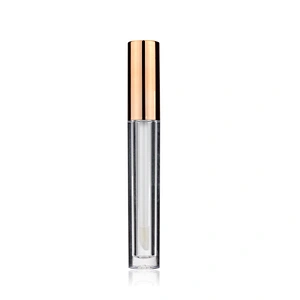 Private Label Empty Plastic Cosmetic Packaging Lip Gloss Tube Containers with Applicator