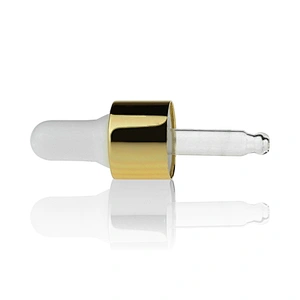 20ml Thick Wall Glass Fancy Serum Dropper Bottle Cosmetic Face Serum Packaging Bottle Cosmetic Oil Glass Bottle
