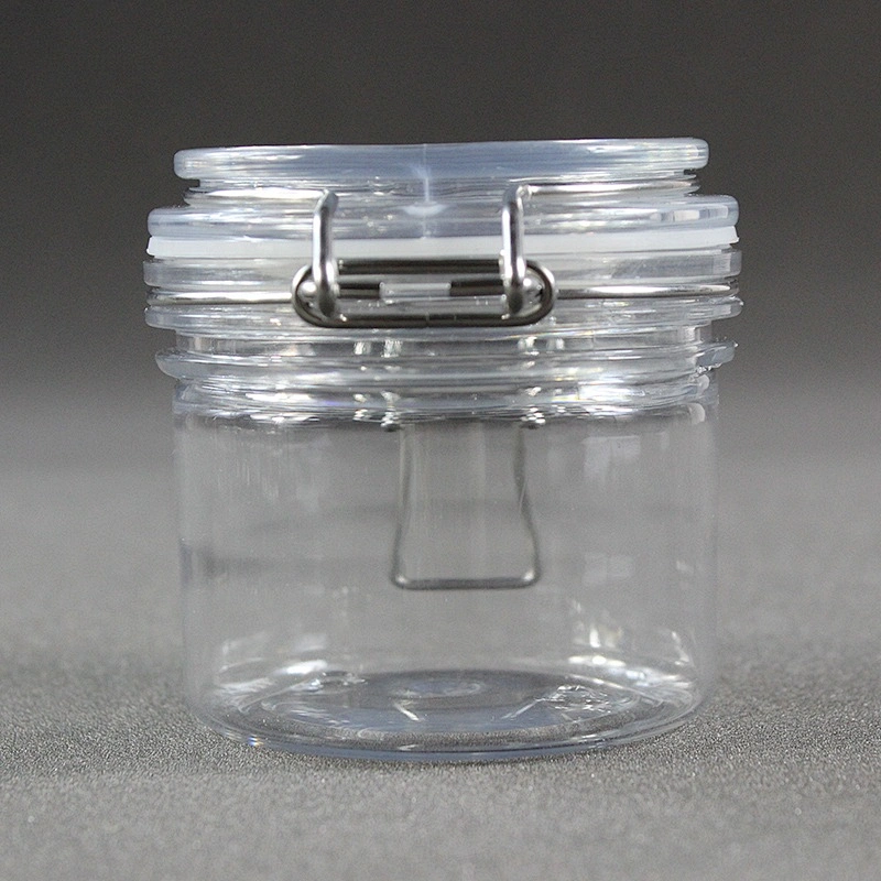Pyramid150ml  13oz airtight wire bail jar for skin care cream