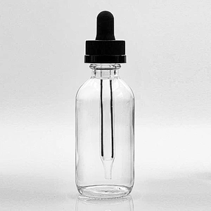 Boston Glass Bottles Massage Oil Glass Dropper Bottle 60ml Clear Body