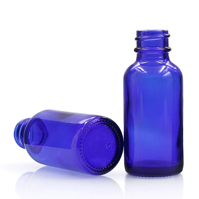 Boston Glass Bottles Massage Oil Glass Dropper Bottle 30ml Blue Body
