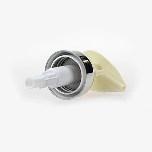 28/410 white cosmetic packaging cream lotion pump treatment pump aluminum lotion pump