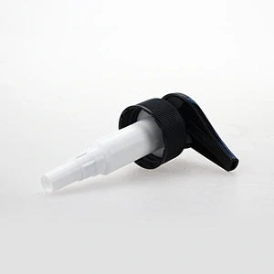 33/410 Custom - made plastic material bottle usage comes with a lock lotion dispenser  pump