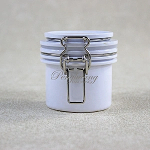 Hot Style Glasslike Wire Bail Jar 80ml Plastic  Food Grade PET Plastic Cookie Jars Wholesale from China