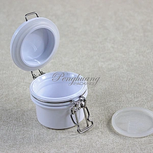 50ml round shape airtight container kilner Jar with clasp lock lid wire bail jar for  cosmetic skin care /canned food