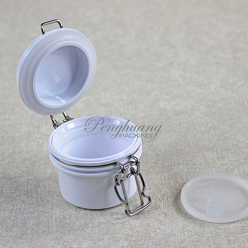 50ml round shape airtight container kilner Jar with clasp lock lid wire bail jar for  cosmetic skin care /canned food