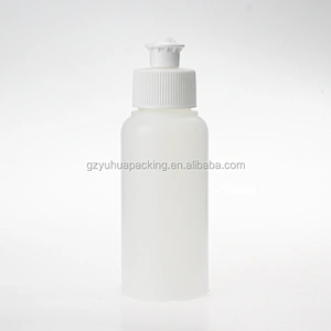 100ml Empty White Plastic PE Liquid Plastic Bottle with Screw Cap