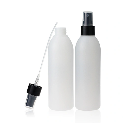 240ml Biodegradable PE Plastic Shampoo Sprayer Bottle Packaging 8oz Plastic Bottle