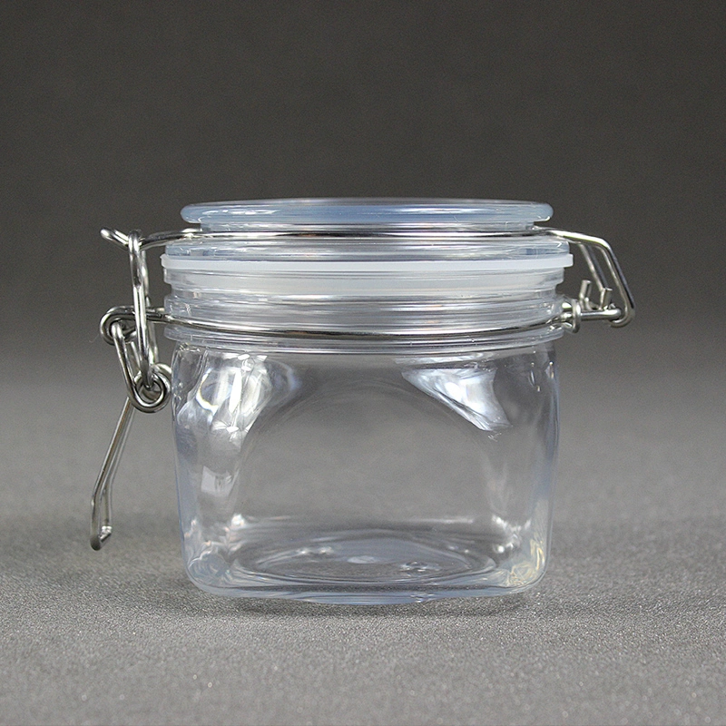 300ml Can Food Pet  Candle Easy Open Lid Dog Beverage Candy Plastic Canning Jar for Food Jam