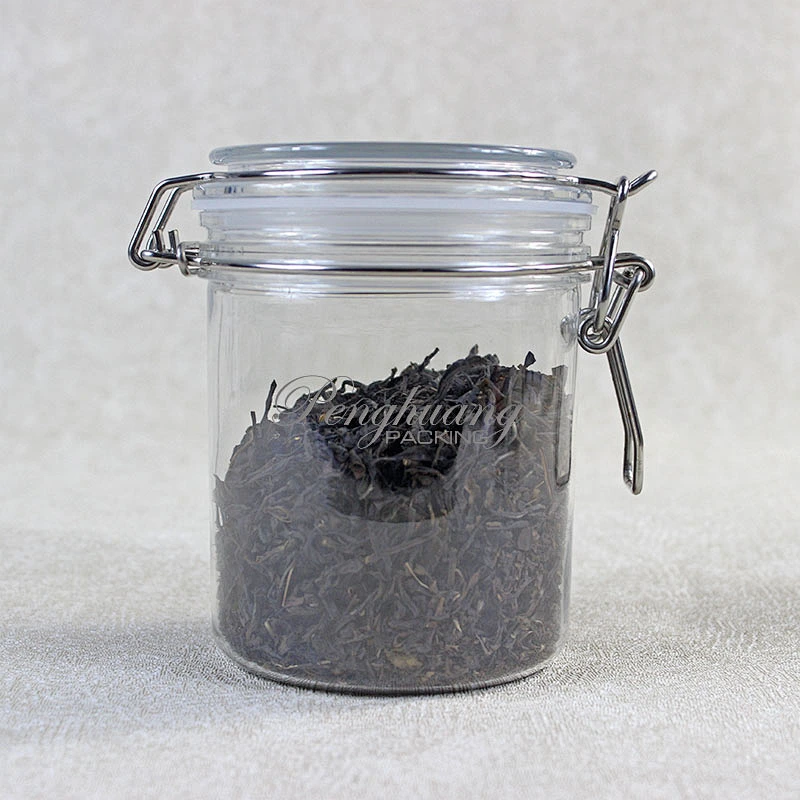 550ml round shape airtight container kilner Jar with clasp lock lid wire bail jar for  cosmetic skin care /canned food