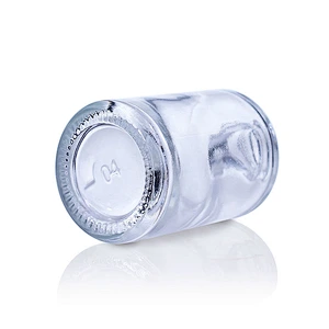 Empty Clear Black Pump Bottle makeup containers Liquid Foundation Packaging Glass Bottle Cosmetic