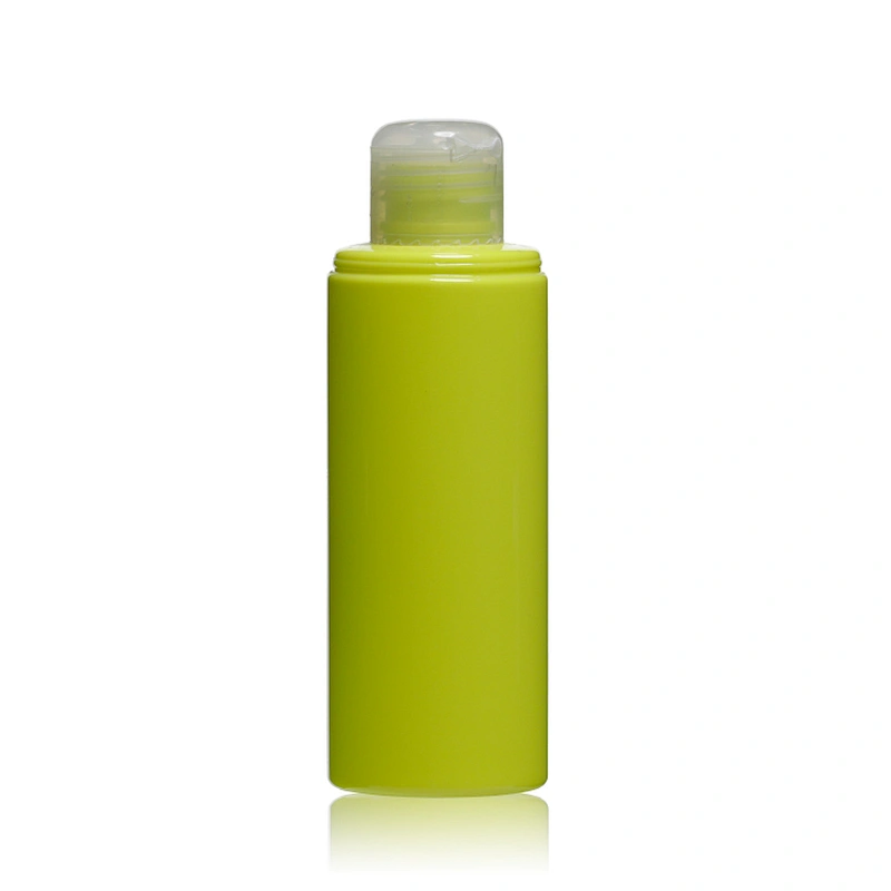 150ml 5oz Empty Green Plastic PET Bottle with Flip Top Cap