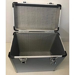 custom size Aluminium Vinyl LP Flight Case Holds 50 Records