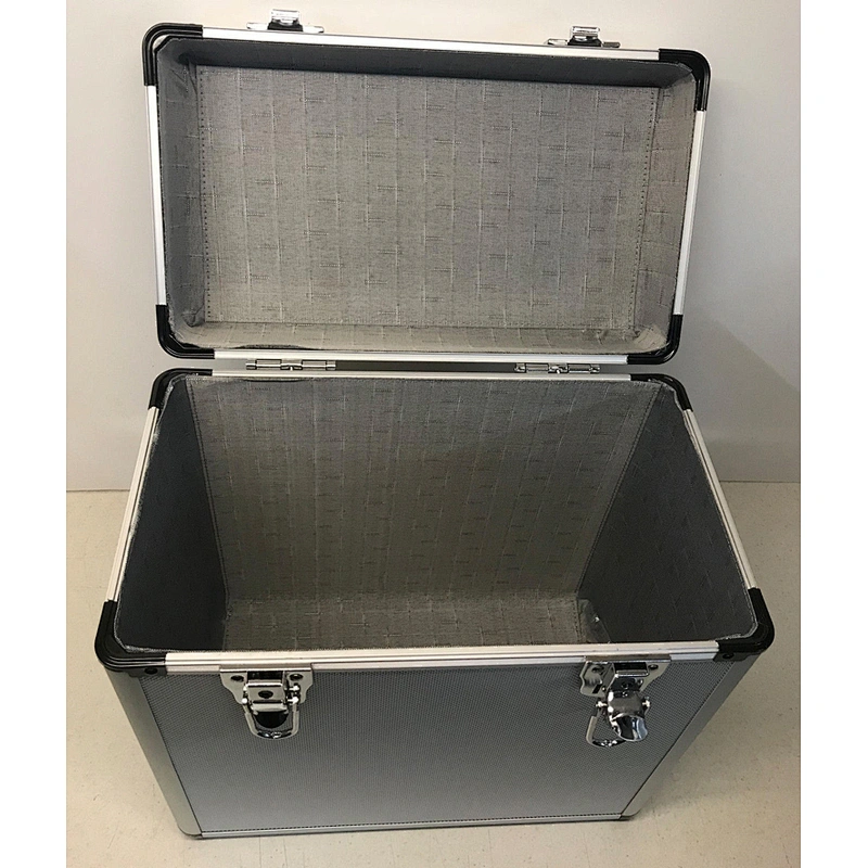 custom size Aluminium Vinyl LP Flight Case Holds 50 Records