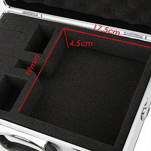 Universal RC Radio Control Transmitter Aluminum Carrying Case Box Bag