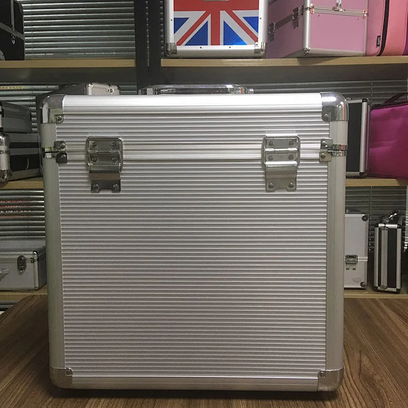 custom size Aluminium Vinyl LP Flight Case Holds 50 Records