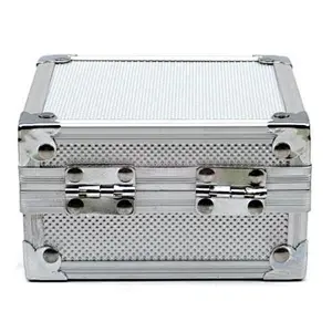 Travel Tattoo Gun Machine Grip Holder Box Case Storage Supply Aluminium