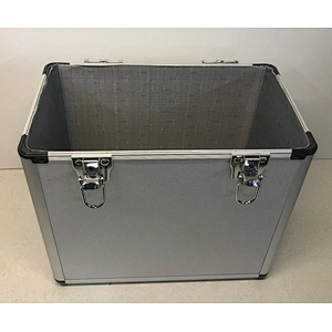 custom size Aluminium Vinyl LP Flight Case Holds 50 Records