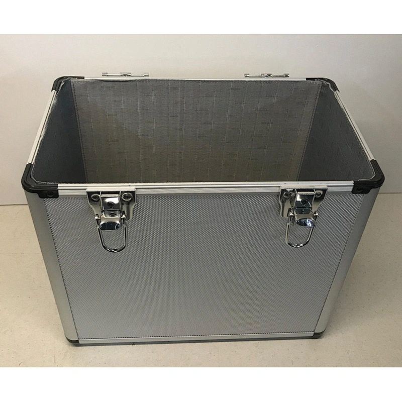 custom size Aluminium Vinyl LP Flight Case Holds 50 Records