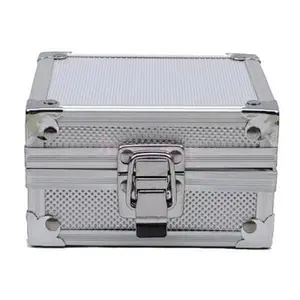 Travel Tattoo Gun Machine Grip Holder Box Case Storage Supply Aluminium