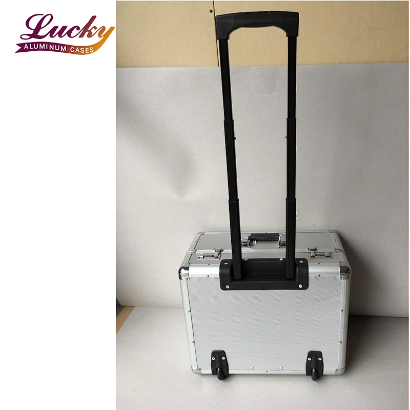 New design and low price for aluminium Trolley Pilot Case
