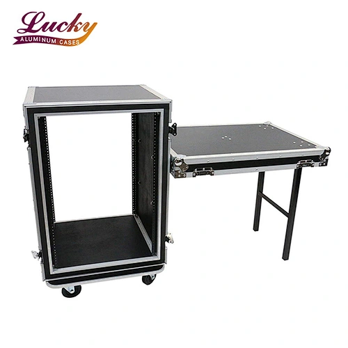 Shock-Mount 16 Space ATA Road Case Amp Rack flight case with 20