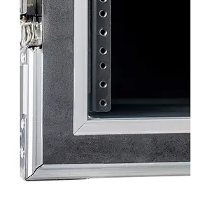 20 Space (20U) ATA Rack Amp Road Shock Mount Case with Casters