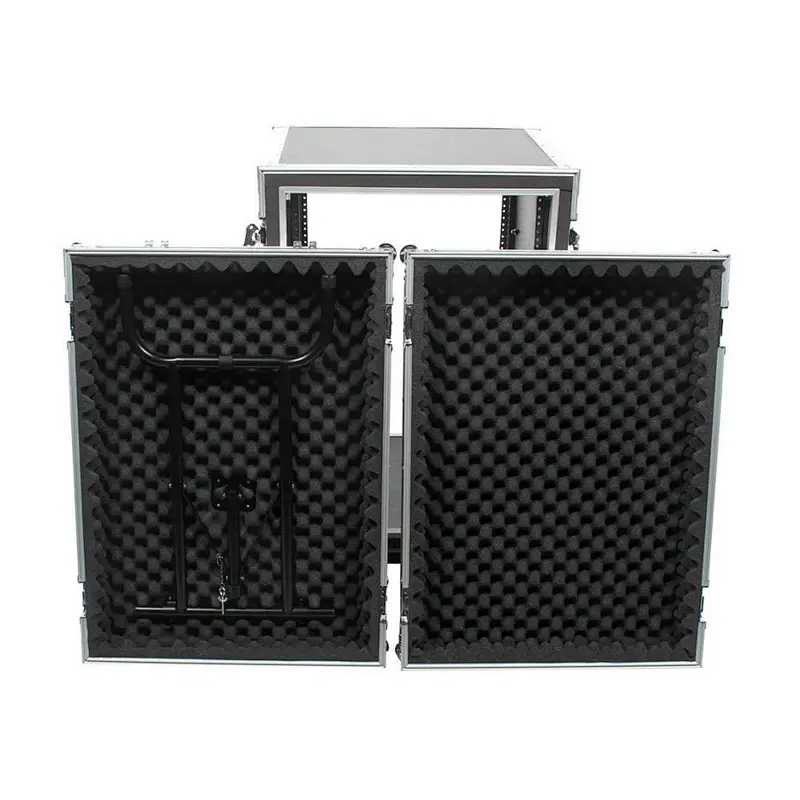 Shock-Mount 16 Space ATA Road Case Amp Rack flight case with 20