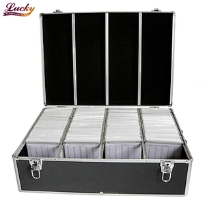 aluminum CD Storage Case / DVD Storage Case holds 510 CD's or DVD's